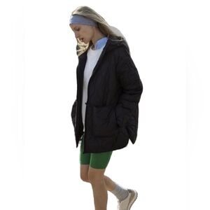 Zara hooded quilted jacket